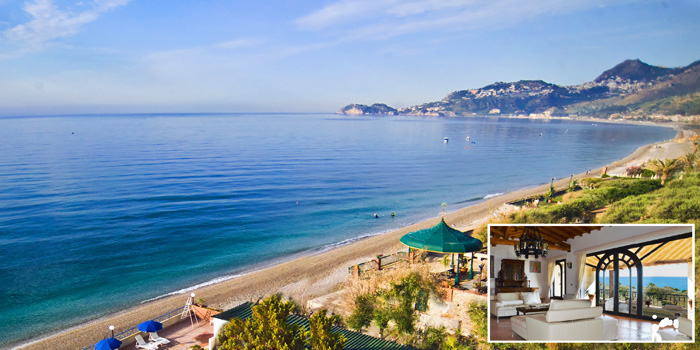 Villa Fronte Mare Taormina-Letojanni