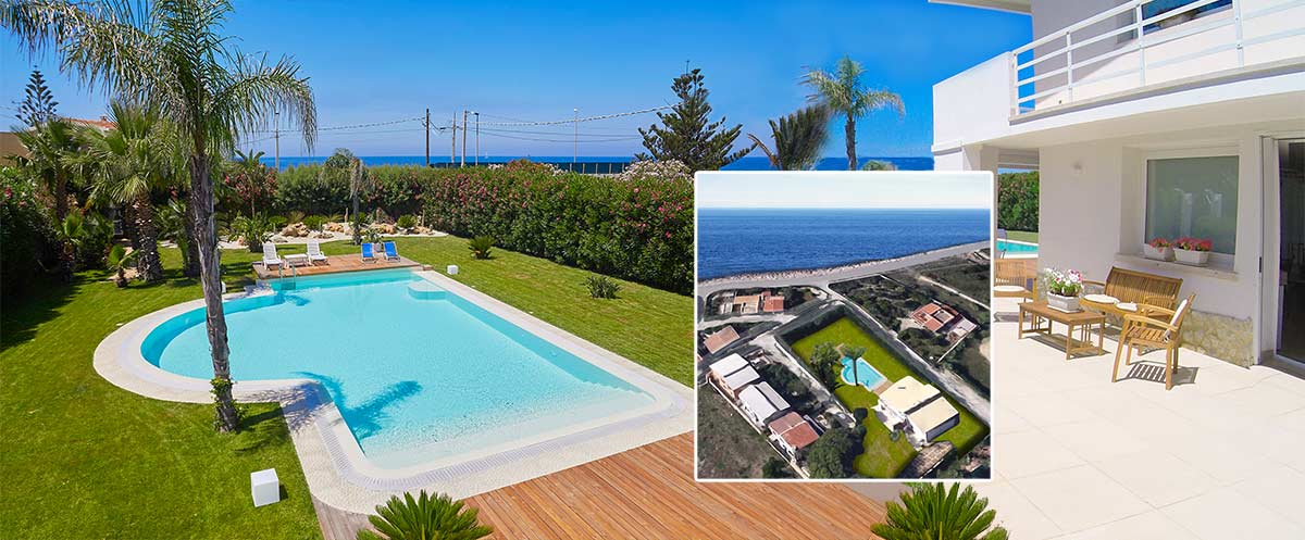 Villa Fronte Mare Marsala Baia Saracena 